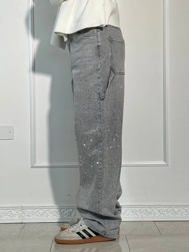 Christine - Casual Jeans med flere lommer og løstsiddende pasform