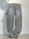 Christine - Casual Jeans med flere lommer og løstsiddende pasform