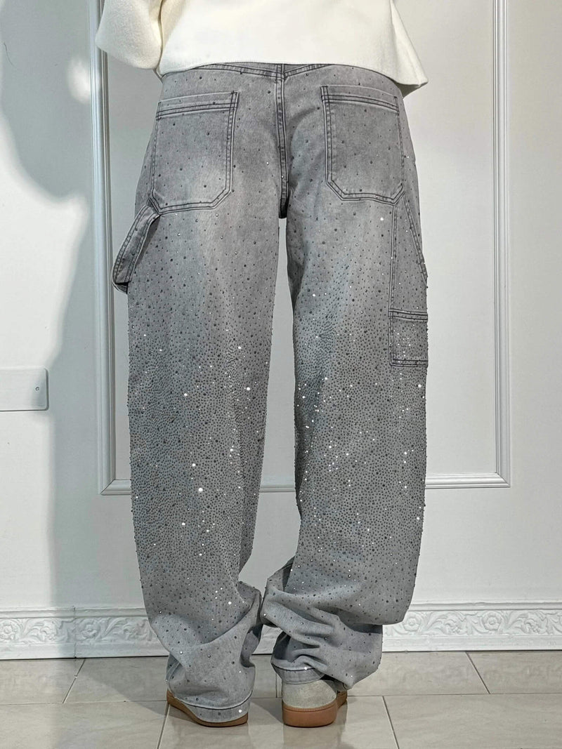 Christine - Casual Jeans med flere lommer og løstsiddende pasform