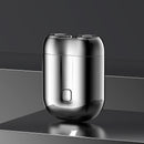 TrimMate - USB minibarbermaskine med 3D blade med dobbeltring og vaskbart hoved