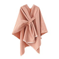 Janice – Hyggelig sjal poncho med wrap design og flatterende silhuet