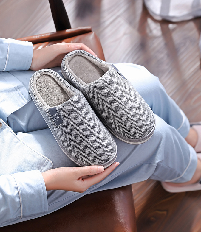 Mathieu - Ultimate Comfort-tøfler med skridsikre såler