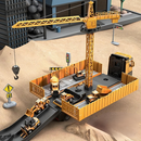 BuildRider - 2 i 1 Byggetruck Legetøj med Lys og Lyd