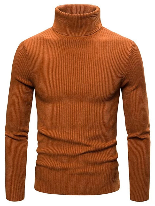 Lukas - Slim Fit Rullekravesweater til Varmen og Stil