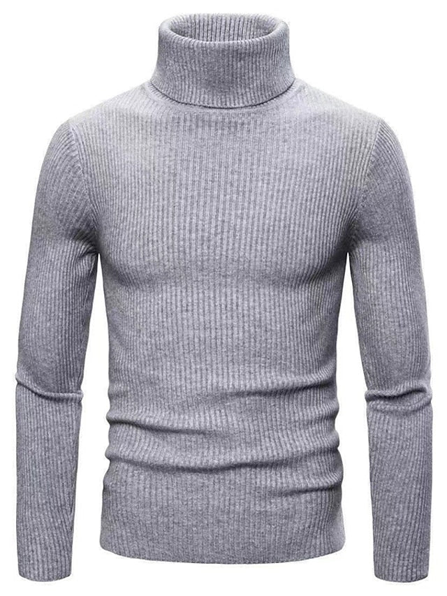 Lukas - Slim Fit Rullekravesweater til Varmen og Stil