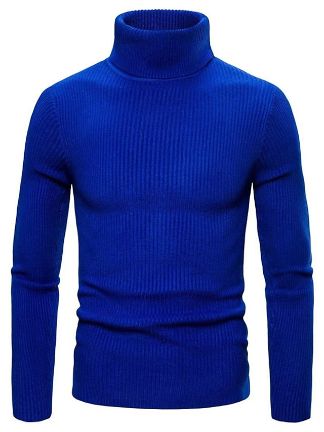 Lukas - Slim Fit Rullekravesweater til Varmen og Stil