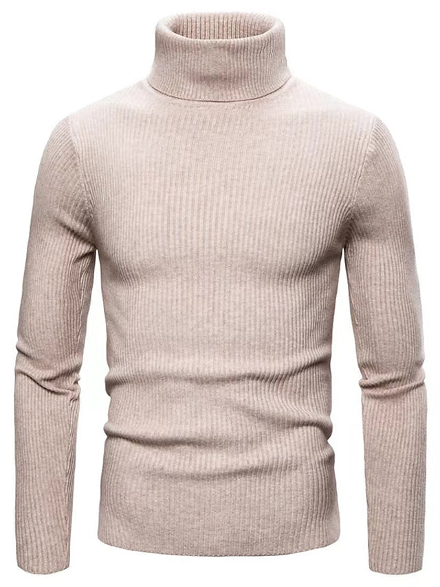 Lukas - Slim Fit Rullekravesweater til Varmen og Stil