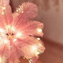 FeatherGlow - Stilfuld strudse-natlampe til romantisk stemning