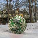 ChristmasGift| Oppustelig dekoreret bold