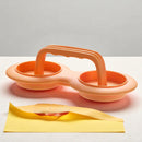 PattyPress – Dobbel Burgerpresse med Non Stick Design