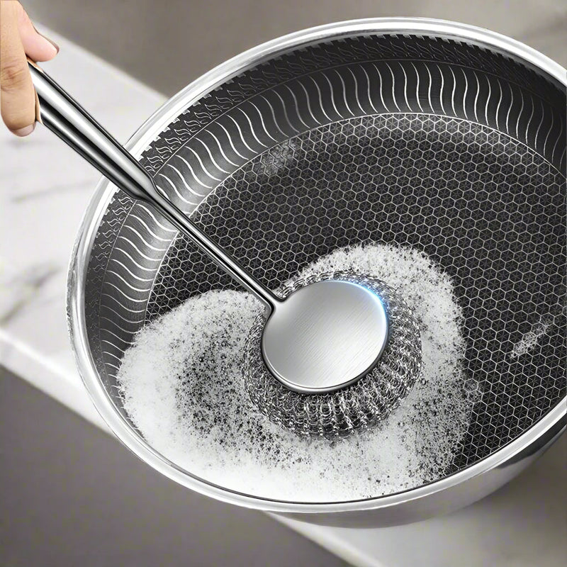 CleanSweep – Langhåndteret Børste til Rengøring af Brygge og Gryder