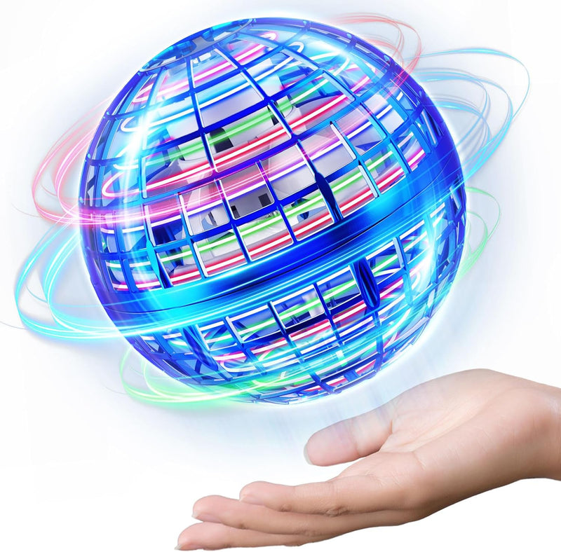 HoverSphere – AI flyvende spinnerkugle med boomerang effekt og LED lys