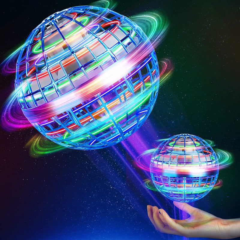 HoverSphere – AI flyvende spinnerkugle med boomerang effekt og LED lys