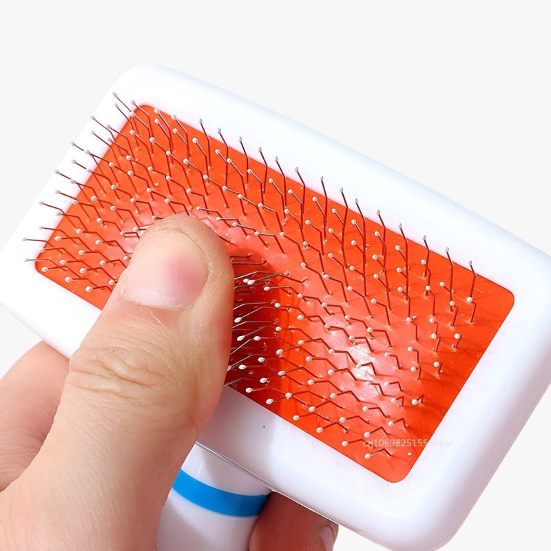 FurEase - Blid pelsbørste til kæledyr med fine børstehår og ergonomisk håndtag