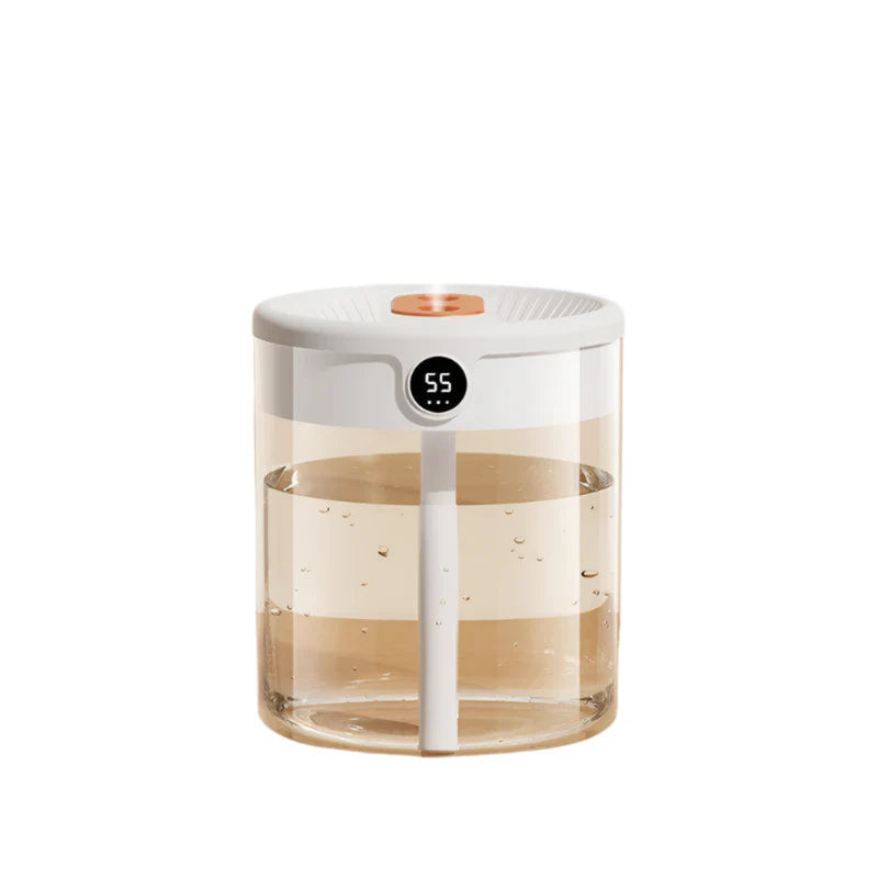 LumoClear - Ultrasonisk luftfugter med dobbelt dyse og aromafunktion