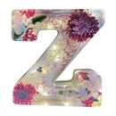 GlowPetal – Personlig Bogstavlampe Med Smukt Blomsterdesign