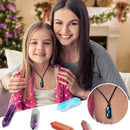 RawStone - Elegant Råstenssøjle Vedhængskrystaller