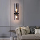 GlowGlass - Elegant væglampe i glas med justerbar belysning