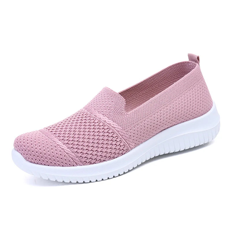 Mia - Fleksible sneakers med åndbart og let design