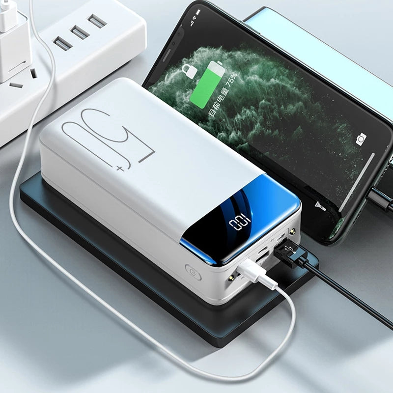 PowerMax – 50000mAh Powerbank med ultrahøj kapacitet og hurtig opladning