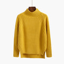 Ellen| Halv Rullekrave Pullover strikket sweater