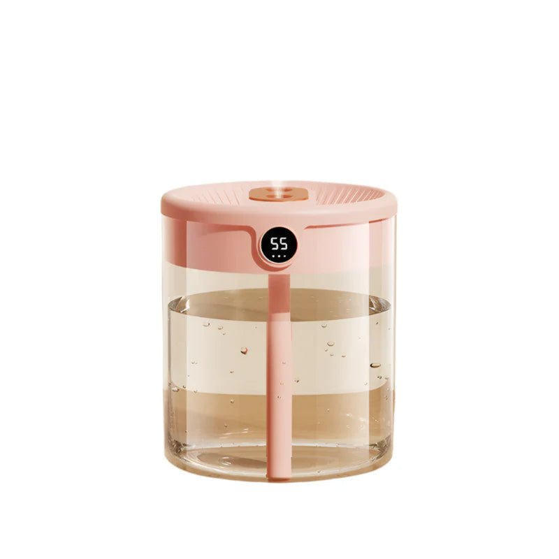 LumoClear - Ultrasonisk luftfugter med dobbelt dyse og aromafunktion