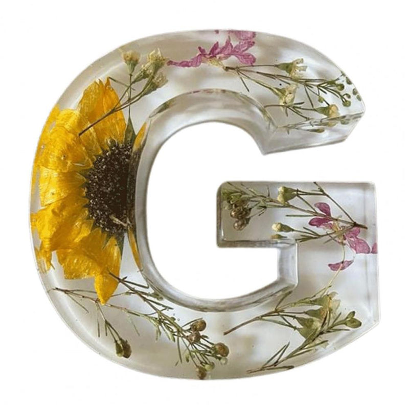 GlowPetal – Personlig Bogstavlampe Med Smukt Blomsterdesign