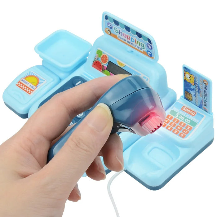 PlayTender – Legetøjskasseapparatsæt med lyslyde og kreativt spildesign