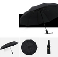 WeatherGuard - Vindtæt miniparaply med udvidelse med et enkelt klik