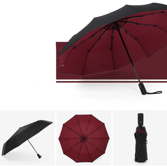 WeatherGuard - Vindtæt miniparaply med udvidelse med et enkelt klik