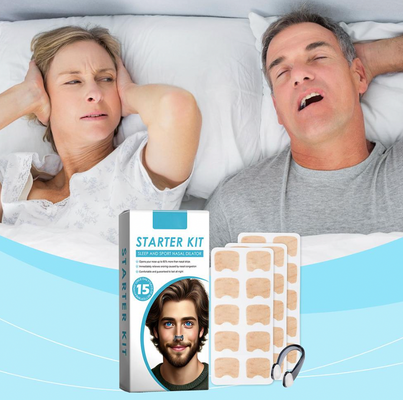 BreatheEasy – Næsestrimler 1+1 Gratis til Komfortabel Åndedræt