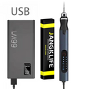 EngravePro – Præcisions elektrisk graveringsværktøjssæt med flere vedhæftede filer til gør-det-selv-projekter