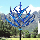 BreezeBloom – Vinddrevet havespinder med elegant roterende design