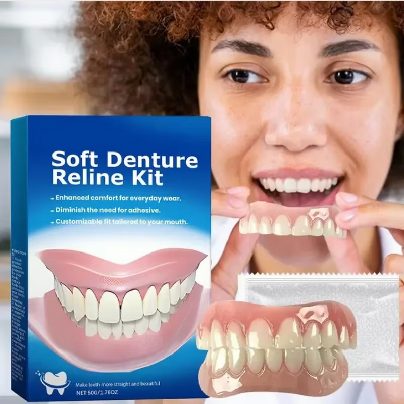 ComfortGrip – Custom Molded Denture Reline Set for en sikker og komfortabel pasform