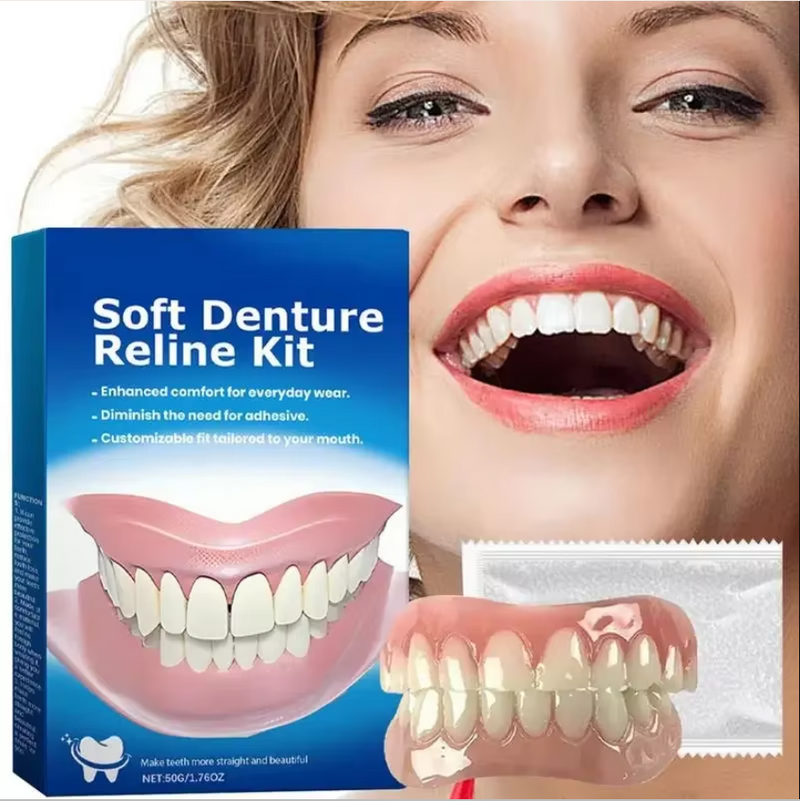ComfortGrip – Custom Molded Denture Reline Set for en sikker og komfortabel pasform