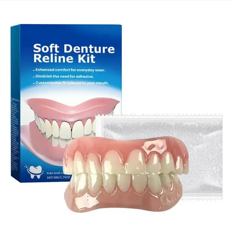ComfortGrip – Custom Molded Denture Reline Set for en sikker og komfortabel pasform