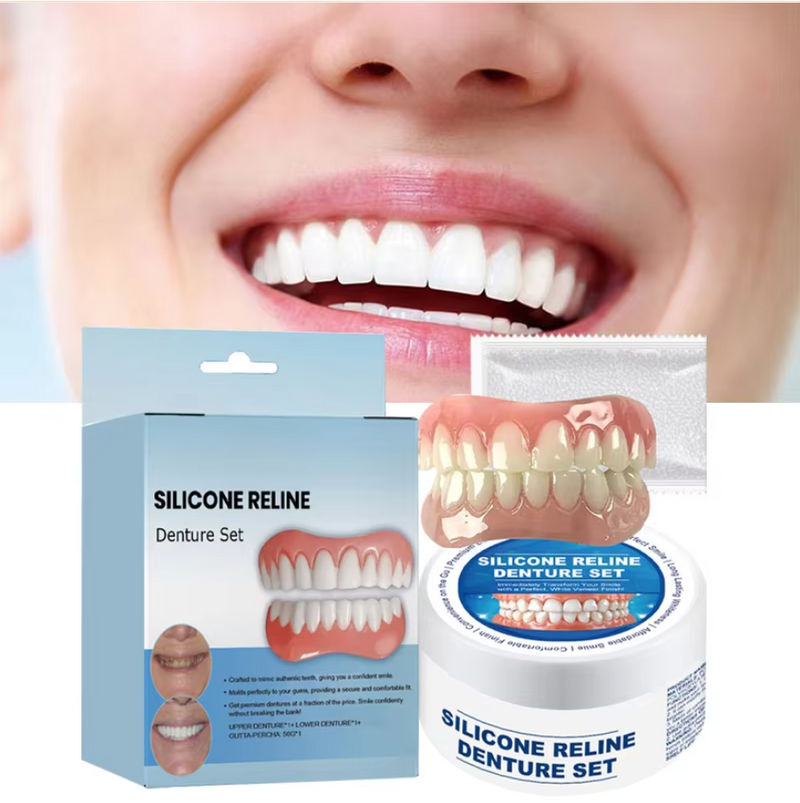 ComfortGrip – Custom Molded Denture Reline Set for en sikker og komfortabel pasform