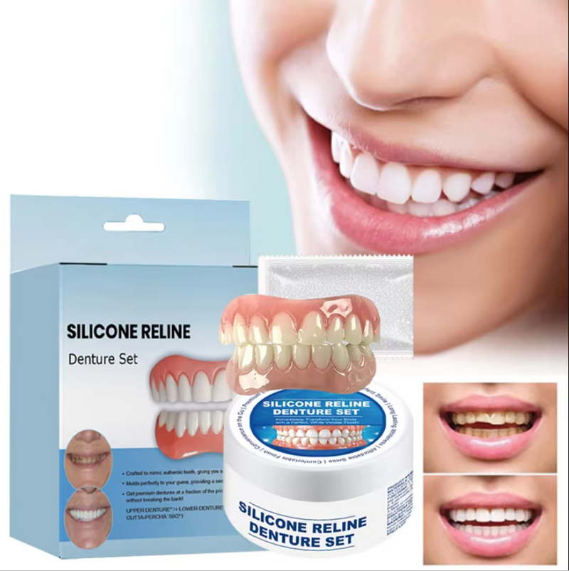 ComfortGrip – Custom Molded Denture Reline Set for en sikker og komfortabel pasform
