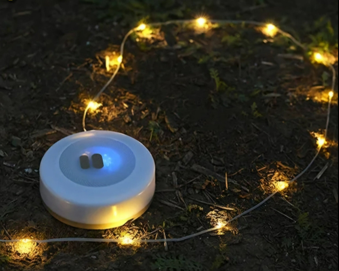 LumiCamp – Udendørs LED Lyskæde med Bærbart Design til Alsidig Brug