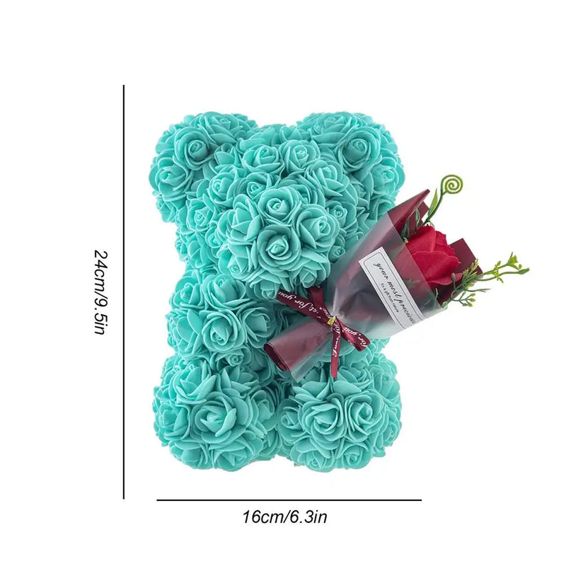 TeddyBliss – Yndig bamse med blomsterdetaljer og hjertevarmende charme