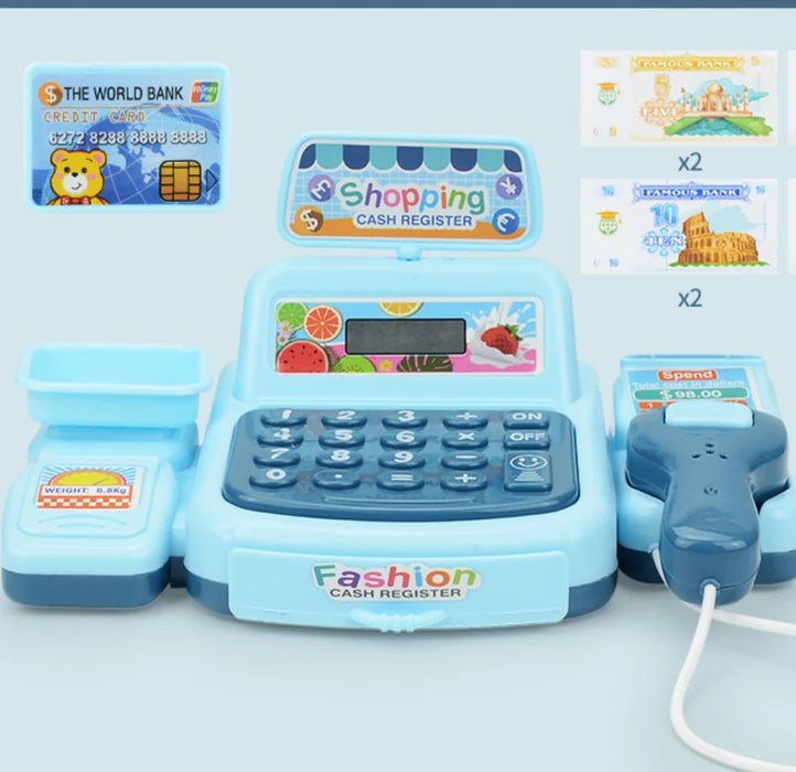 PlayTender – Legetøjskasseapparatsæt med lyslyde og kreativt spildesign
