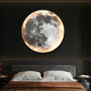 LunaGlow – LED Væglampe med Jord- og Måne-design