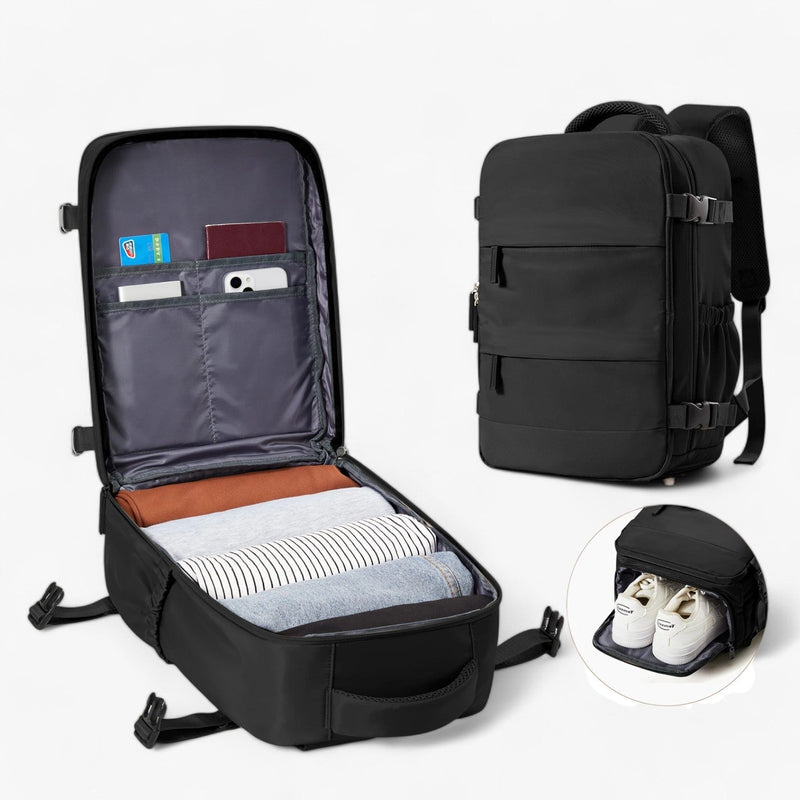 CarryMate - Kompakt kabine rygsæk med ergonomiske stropper