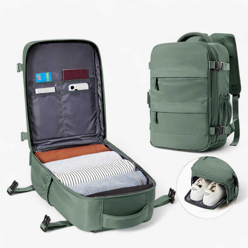 CarryMate - Kompakt kabine rygsæk med ergonomiske stropper