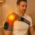 HeatEase - Trådløs Opvarmet Skuldermassager til Øjeblikkelig Lindring