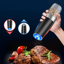 GlowGrind – Smart LED krydderikværn med tyngdekraftssensor og justerbar grovhed