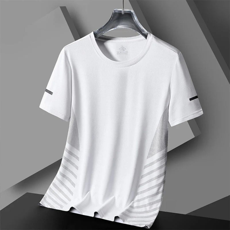 Michael – Let T shirt med korte ærmer og rund hals