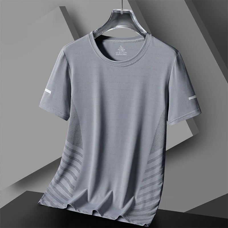 Michael – Let T shirt med korte ærmer og rund hals