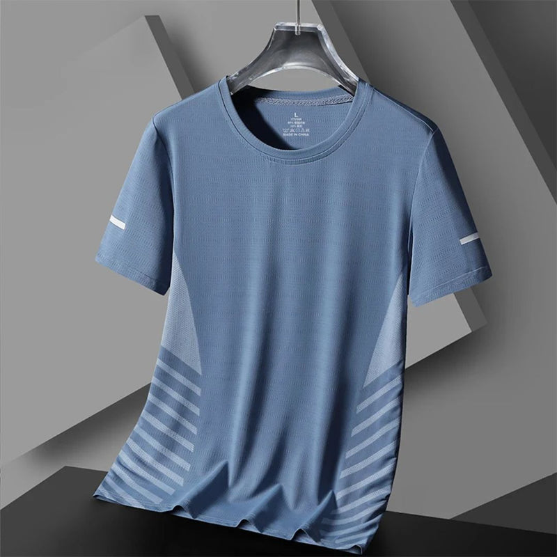 Michael – Let T shirt med korte ærmer og rund hals