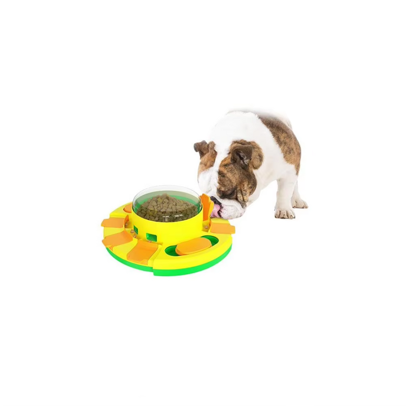 PawQuest – Kæledyr flip-top puslespilsføder med hjernestimulerende design